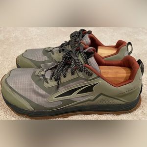Men’s Altra Lone Peak 5 Khaki Olive Green Size 12 Trail Hiking Running Shoes